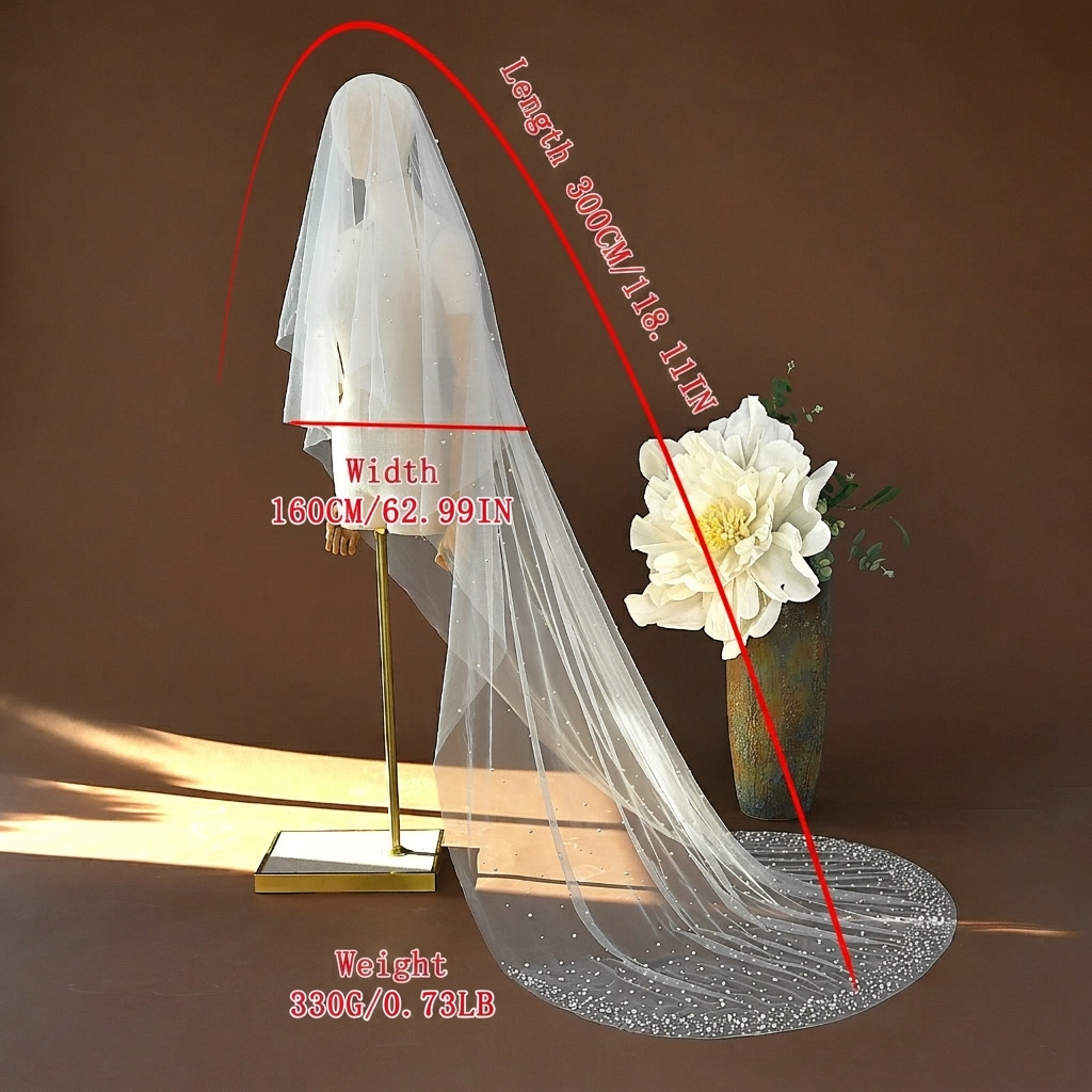 Luxury Cathedral Wedding Veil 118