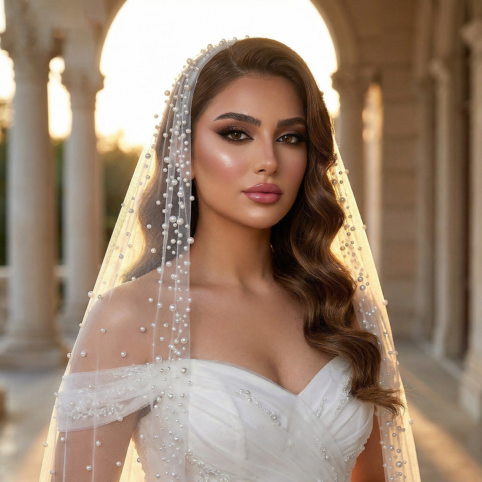 Luxury Cathedral Wedding Veil 118