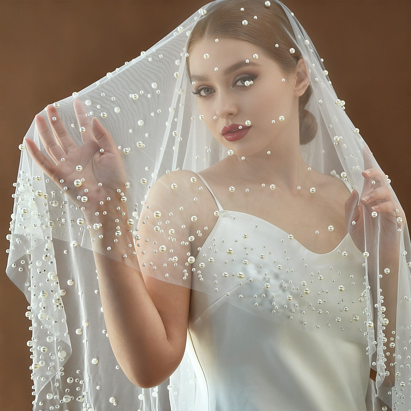 Luxury Cathedral Wedding Veil 118