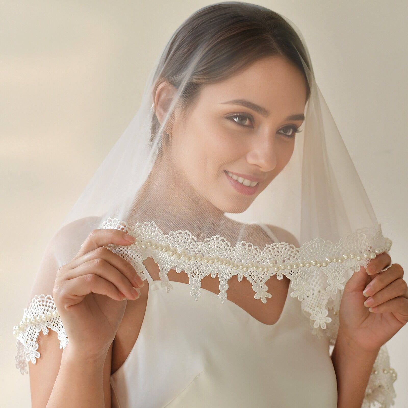 Vintage French Mantilla Wedding Veil 43