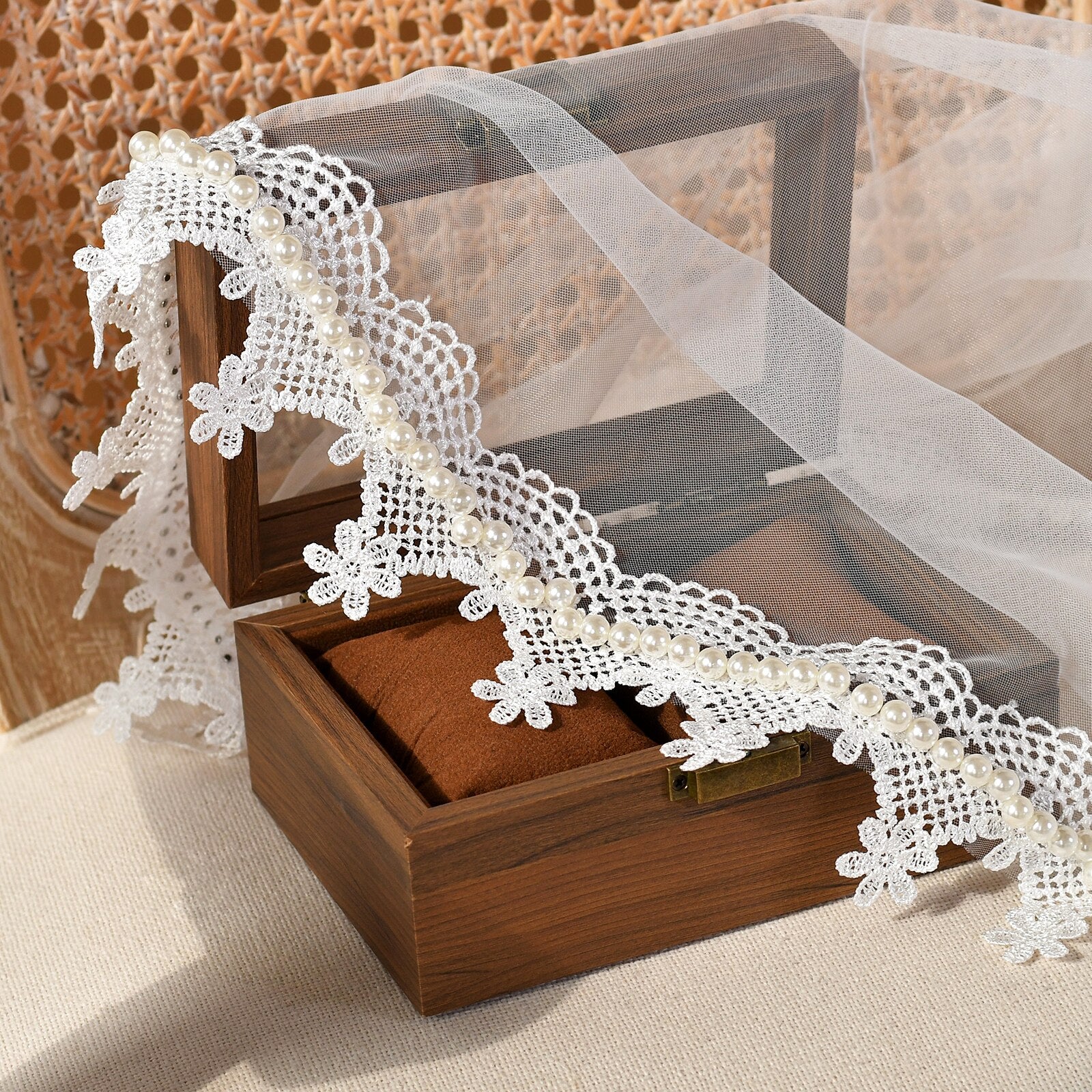 Vintage French Mantilla Wedding Veil 43