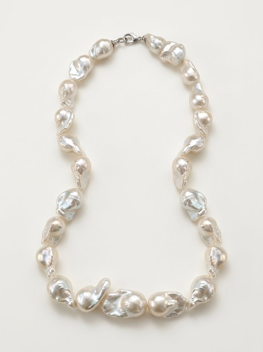 Baroque Freshwater Pearl Strand Necklace--532