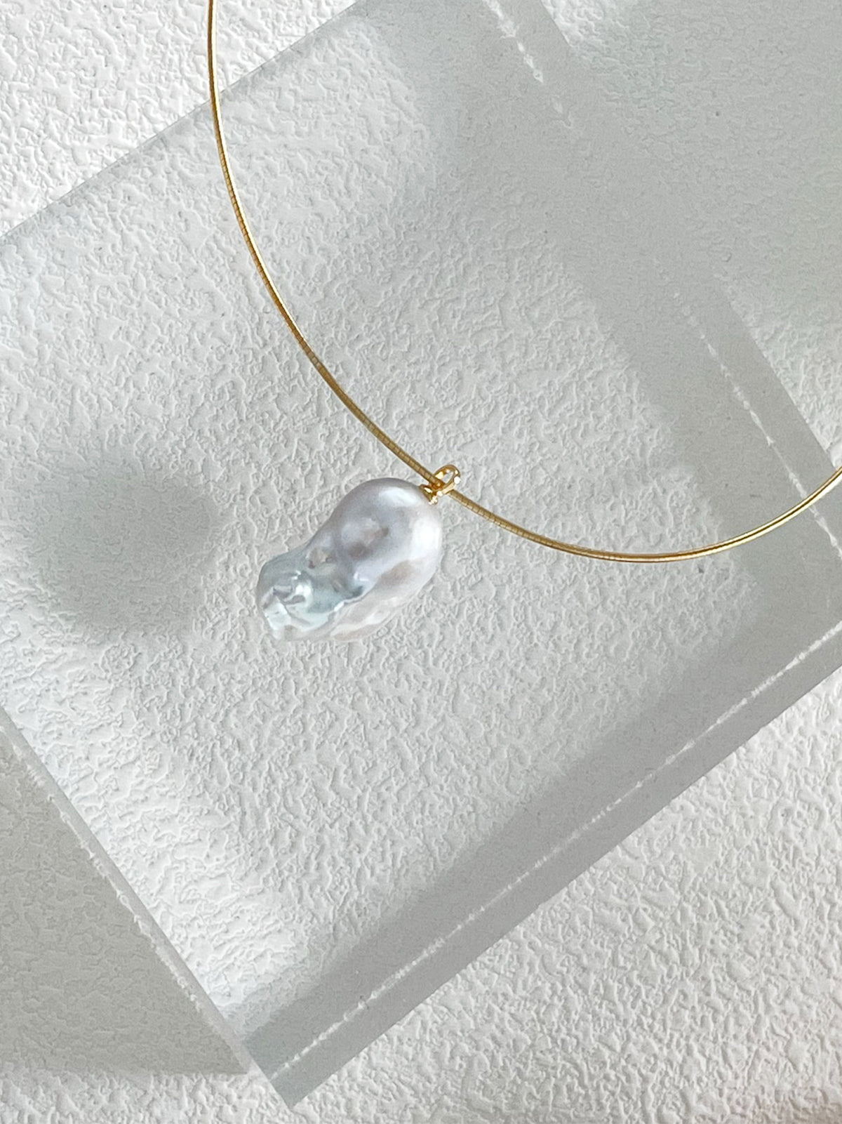 Baroque Freshwater Pearl Choker Necklace --490