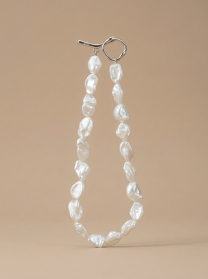 Irregular Freshwater Pearl Necklace--859