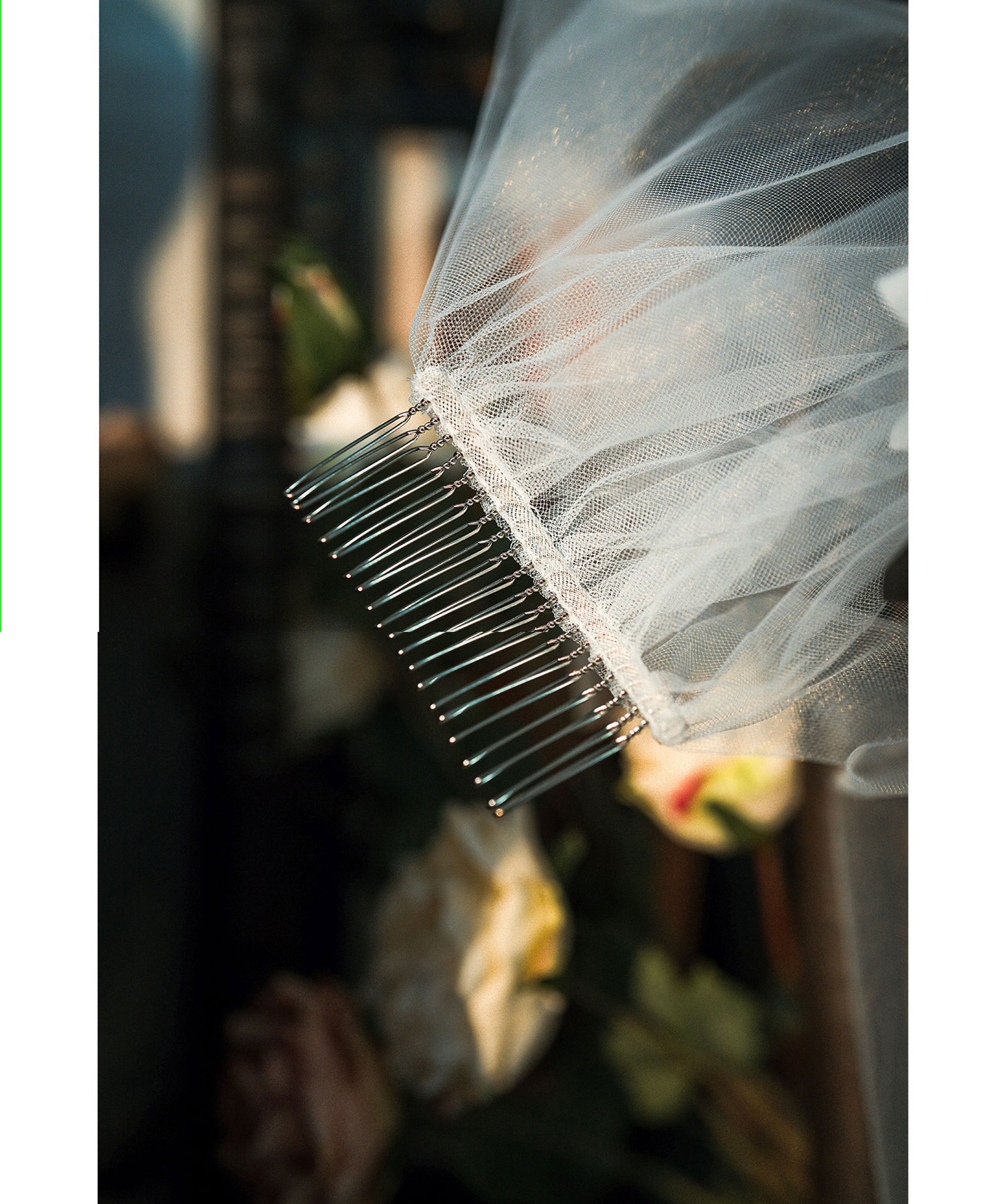 380cm royal cathedral length two tier bridal veil with blusher and ribbon horsehair edge trim